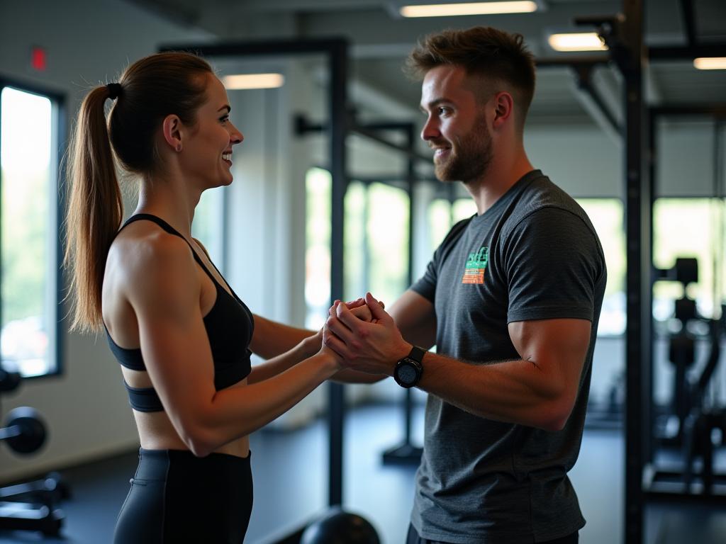 Personal training session with certified trainer in Toronto